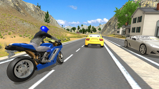 Offroad Bike Driving Simulator - Gameplay image of android game