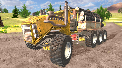 Offroad Truck Driving Simulator - Gameplay image of android game