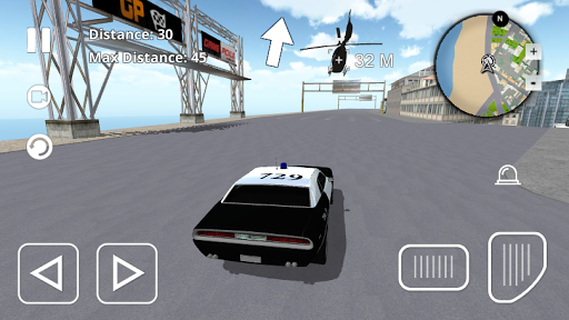Police Car City Driving - Gameplay image of android game