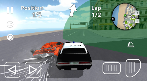 Police Car City Driving - Gameplay image of android game