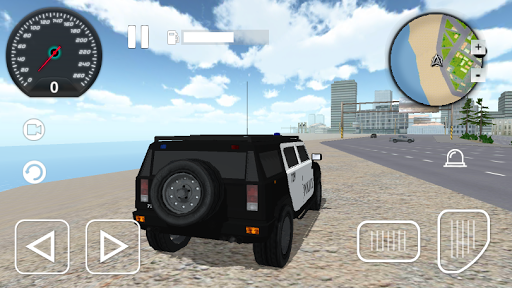 Police Car City Driving - Gameplay image of android game