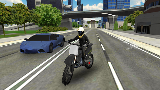 Police Bike City Simulator - Gameplay image of android game