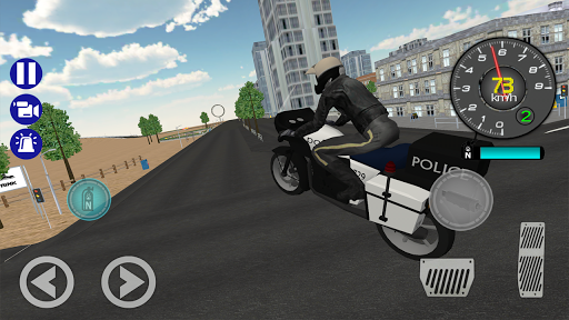 Police Motorbike Road Rider - عکس بازی موبایلی اندروید