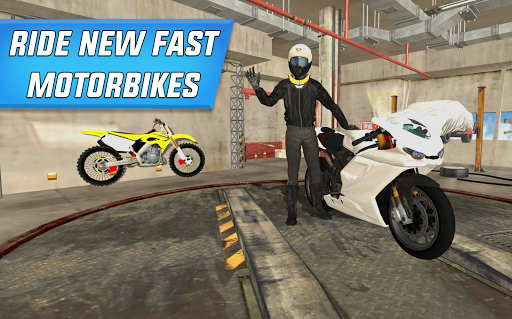 Police Bike City Driving - Gameplay image of android game