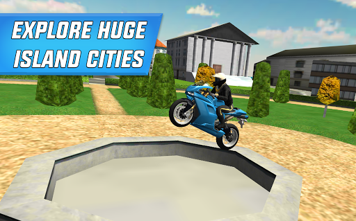 Police Bike City Driving - Gameplay image of android game