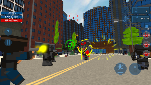 Police Block City - Gameplay image of android game