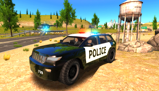 Crime City Police Car Driver - Gameplay image of android game