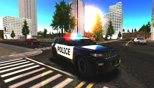 Crime City Police Car Driver - Gameplay image of android game
