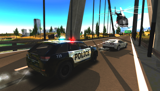 Crime City Police Car Driver - Gameplay image of android game