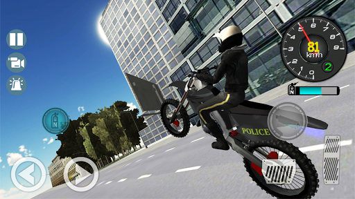 Police City Motorbike Rider - Gameplay image of android game