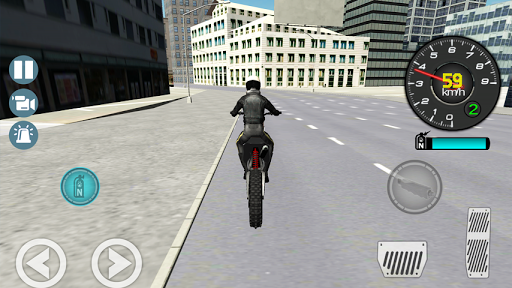 Police City Motorbike Rider - Gameplay image of android game