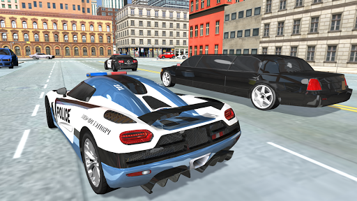 Police Car Simulator - Cop Chase - Gameplay image of android game