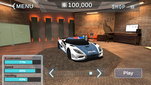 Police Car Simulator - Cop Chase - عکس بازی موبایلی اندروید