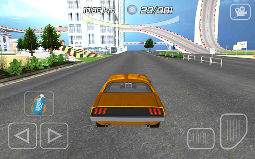 Race Car Driving Simulator - Gameplay image of android game