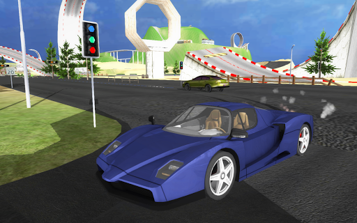 Race Car Driving Simulator - Gameplay image of android game