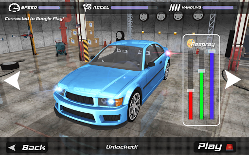 Race Car Driving Simulator - Gameplay image of android game