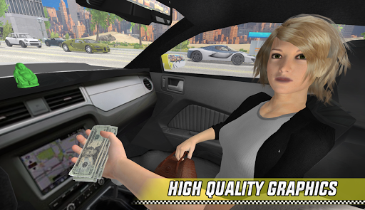 Taxi Game Driving Simulator - Gameplay image of android game
