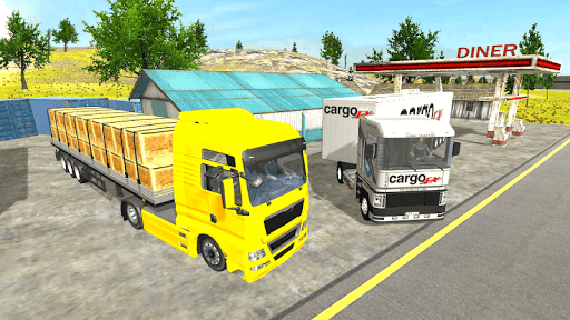 Real Truck Driving Simulator - Gameplay image of android game