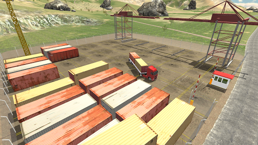 Real Truck Driving Simulator - Gameplay image of android game