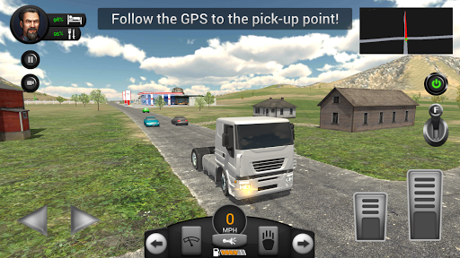 Real Truck Driving Simulator - Gameplay image of android game