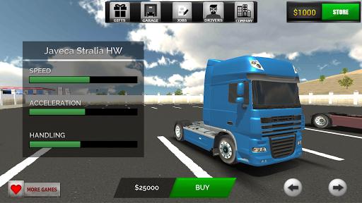 Real Truck Driving Simulator - Gameplay image of android game