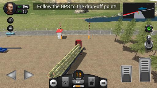 Real Truck Driving Simulator - Gameplay image of android game
