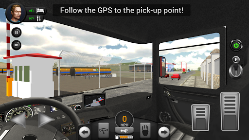 Real Truck Driving Simulator - Gameplay image of android game