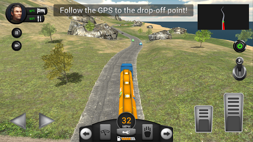 Real Truck Driving Simulator - Gameplay image of android game
