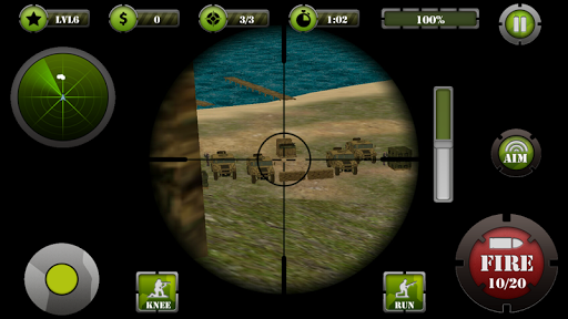 Sniper Shooter Army Soldier - Gameplay image of android game