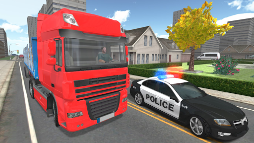 Truck Driving Simulator - Gameplay image of android game