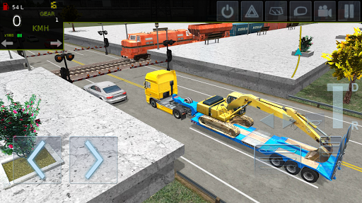 Truck Driving Simulator - Gameplay image of android game