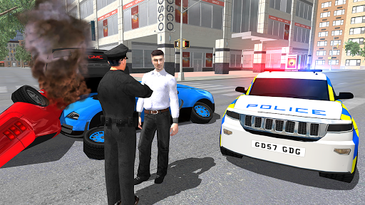 UK Police Car Crime Driving - عکس بازی موبایلی اندروید