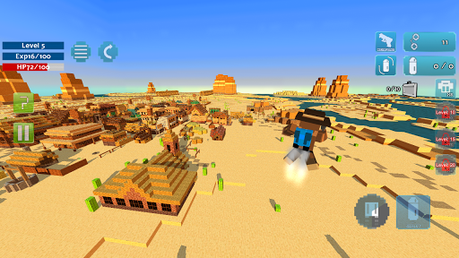 Block Western Cowboy Shooter - Gameplay image of android game