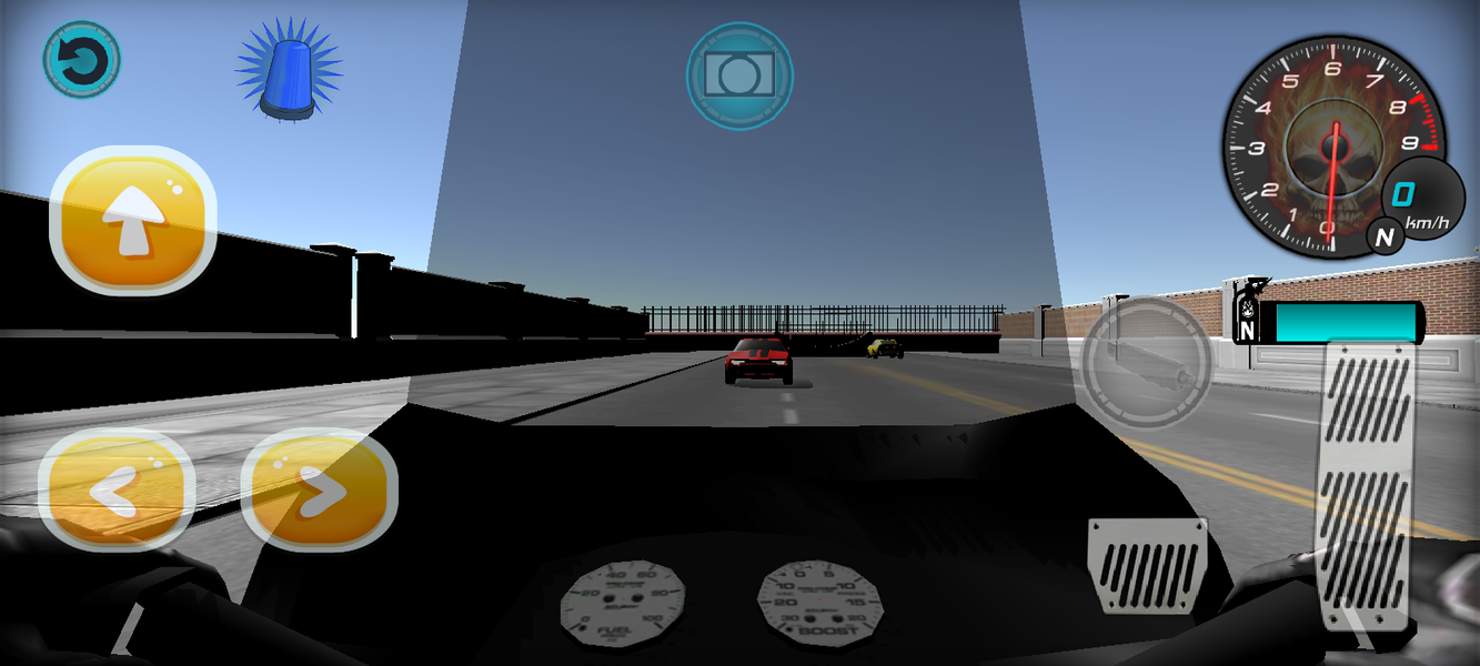 Pick Race (motorbicycle game) - Gameplay image of android game