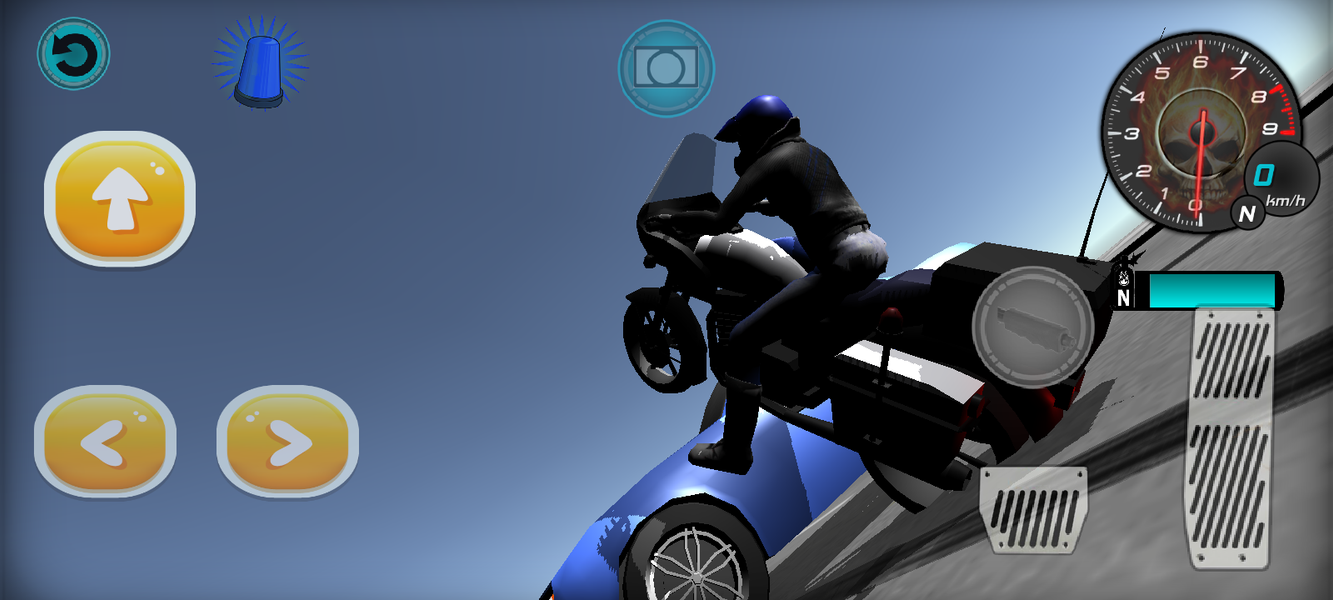 Pick Race (motorbicycle game) - Gameplay image of android game