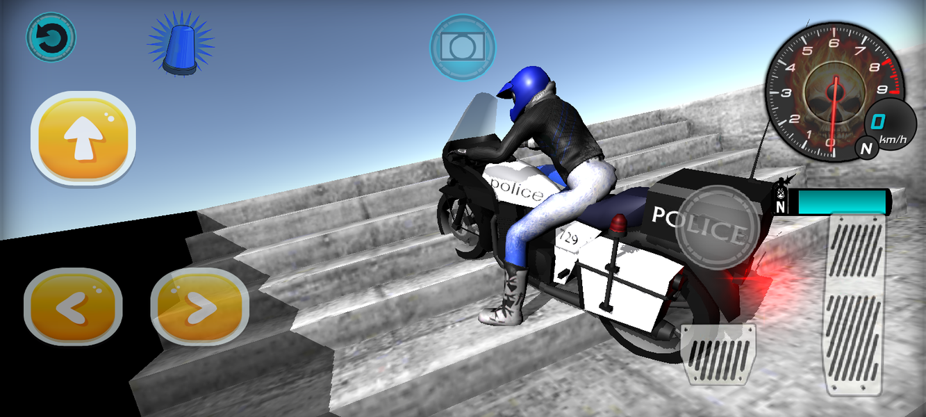 Pick Race (motorbicycle game) - Gameplay image of android game