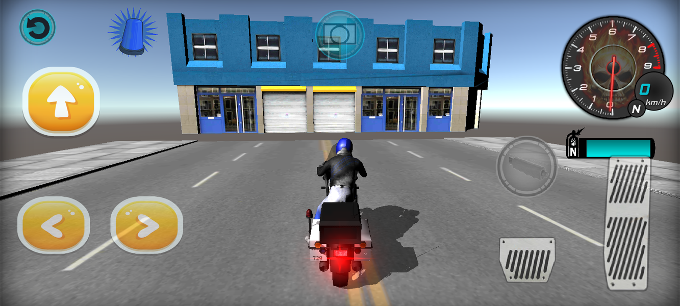 Pick Race (motorbicycle game) - Gameplay image of android game