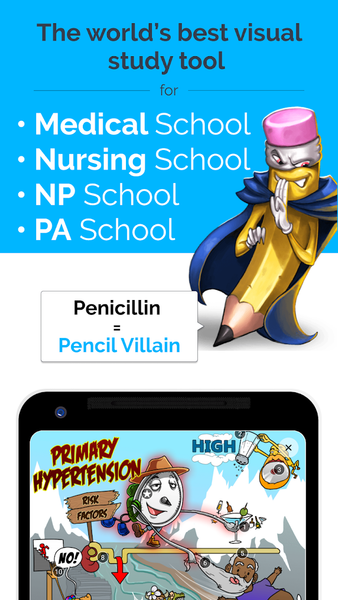 Picmonic Nursing School Study - Image screenshot of android app