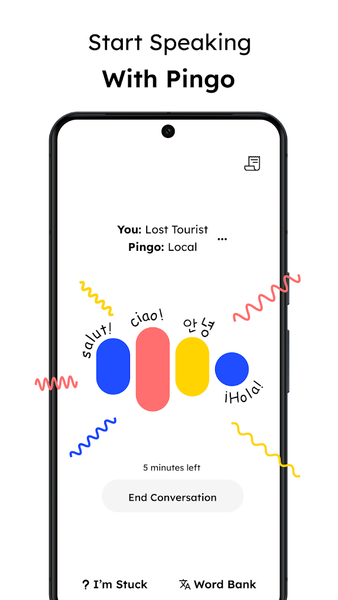 Pingo AI - Language Learning - عکس برنامه موبایلی اندروید
