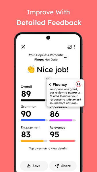 Language Learning: Pingo AI - عکس برنامه موبایلی اندروید