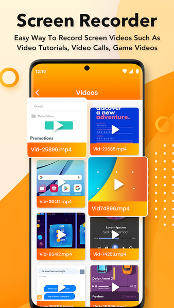 Screen Recorder -  Video Recor - عکس برنامه موبایلی اندروید