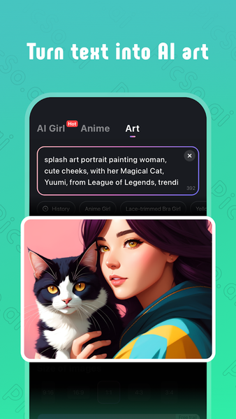 PicSo – Customize Your AI Girl - عکس برنامه موبایلی اندروید