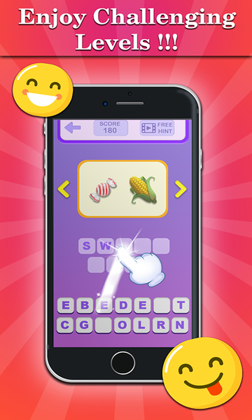 Emoji Puzzle guess the answer! - Gameplay image of android game