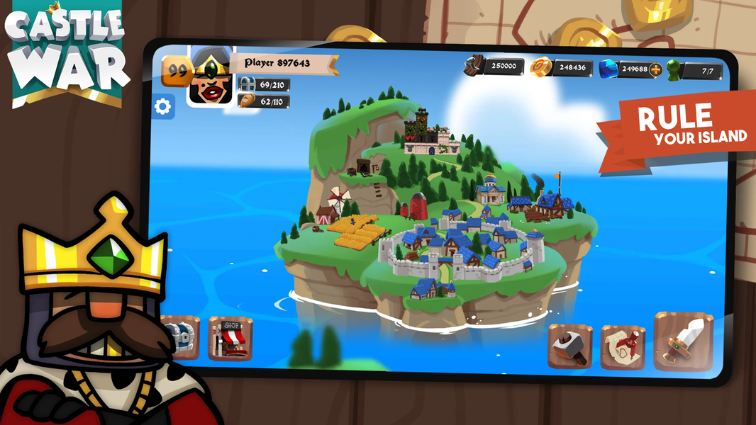 Castle War: Idle Island - Image screenshot of android app