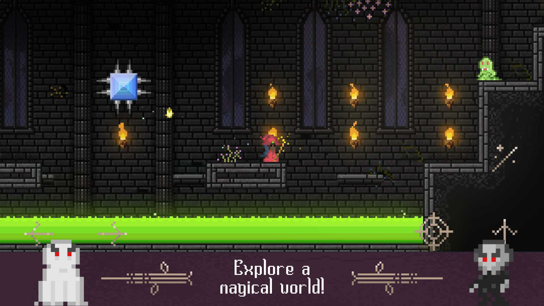 Fireball Wizard - Gameplay image of android game