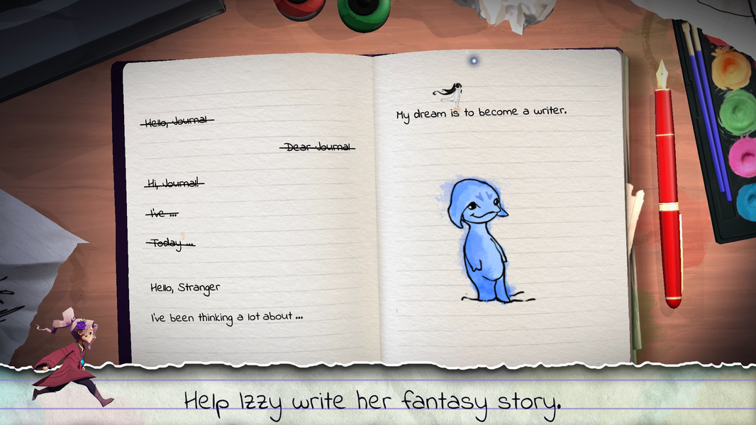 Lost Words: Beyond the Page - Gameplay image of android game