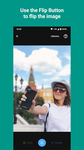 Flip Image - Mirror Photos - Image screenshot of android app