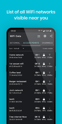 WiFi Analyzer - عکس برنامه موبایلی اندروید