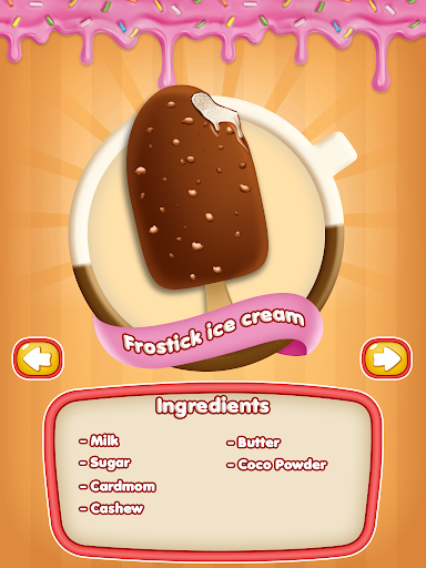 Ice cream maker game - Gameplay image of android game