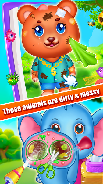Cute pet doctor game - عکس برنامه موبایلی اندروید